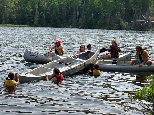 Learning safety protocols on Low Lake.